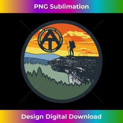 Appalachian Trail Hiker McAfee's Knob - Eco-Friendly Sublimation PNG Download - Immerse in Creativity with Every Design