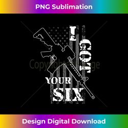 KFX I GOT YOUR SIX - Minimalist Sublimation Digital File - Lively and Captivating Visuals