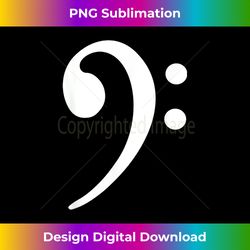 Bass clef note - Deluxe PNG Sublimation Download - Elevate Your Style with Intricate Details
