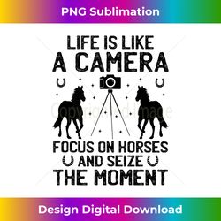 Horse Photography Horseback Riding Horses Hobby Photographer - Minimalist Sublimation Digital File - Access the Spectrum of Sublimation Artistry