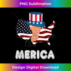 trump merica murica 4th of july american flag hat - timeless png sublimation download - elevate your style with intricate details
