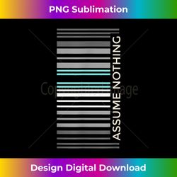 Assume Nothing Gender Non Binary Pride LGBTQ Demiboy Flag - Bohemian Sublimation Digital Download - Infuse Everyday with a Celebratory Spirit