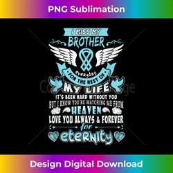 Brother Is My Guardian Angel Missing Memorial Day - Innovative PNG Sublimation Design - Chic, Bold, and Uncompromising
