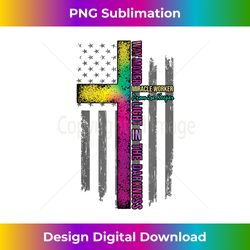 waymaker light in the darkness cool american flag cross mens - contemporary png sublimation design - ideal for imaginative endeavors