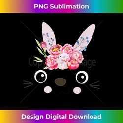 Cute Bunny Easter Day T - Luxe Sublimation PNG Download - Striking & Memorable Impressions