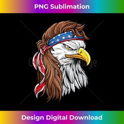 Eagle Mullet Men USA American Flag 4th of July - Classic Sublimation PNG File - Enhance Your Art with a Dash of Spice