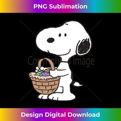 Peanuts Snoopy Easter Basket - Minimalist Sublimation Digital File - Animate Your Creative Concepts