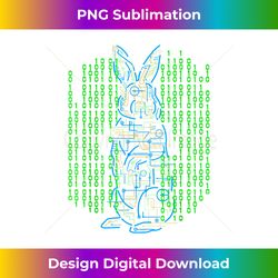 Easter T Binary Bunny Electric Rabbit Computer Coding - Chic Sublimation Digital Download - Challenge Creative Boundaries