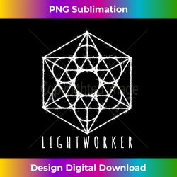 Lightworker Hexagram Metaphysical Sacred Geometry Mandala - Minimalist Sublimation Digital File - Challenge Creative Boundaries