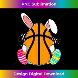 basketball bunny ears eggs easter day basketball lovers - artisanal sublimation png file - tailor-made for sublimation craftsmanship