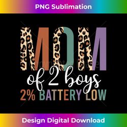 Mom of 2 Boys s from Son Mothers Day Leopard - Sleek Sublimation PNG Download - Craft with Boldness and Assurance
