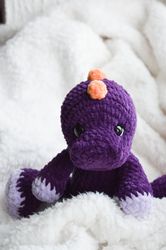 Personalised plush dinosaur toy, dino stuffed animals New Year baby gift