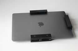 Laptop Under Desk Macbook stand Underdesk accessory drawer Storage solution