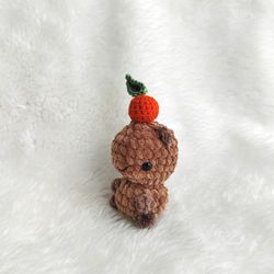 crochet capybara plush toy handmade
