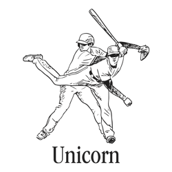 Shohei Ohtani Unicorn Baseball SVG