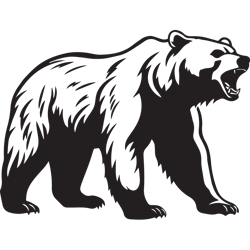 california grizzly bear svg california state mammal vector bear lover clip art bear svg for clothes decoration