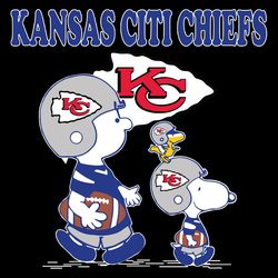 Kansas City Chiefs Charlie Brown And Snoopy SVG