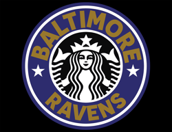 Baltimore Ravens Starbucks Logo SVG