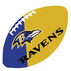 NFL Ravens Themed Football Design SVG