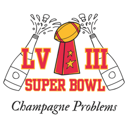 Super Bowl Lviii Champagne Problems SVG