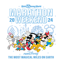 Mouse Cartoon Friends Marathon Weekend 2024 SVG
