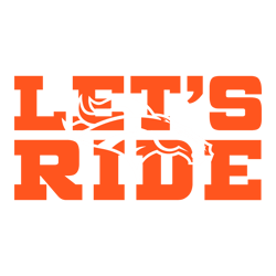 Lets Ride Denver Broncos SVG Cricut Digital Download