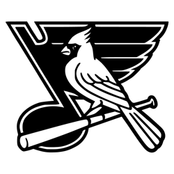 St Louis Blues Cardinals Baseball Hockey SVG