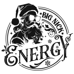Big Nick Energy Retro Christmas SVG