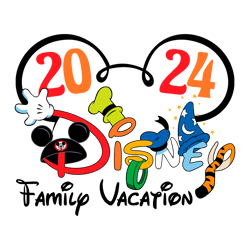 Disney Family Vacation 2024 SVG