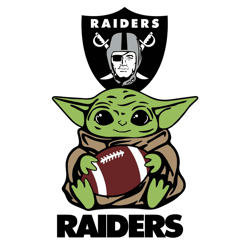 Baby Yoda Love Raiders SVG