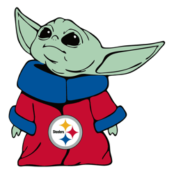 Pittsburgh Steelers Nfl Baby Yoda SVG