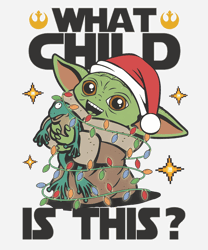 What Child Is This Yoda Santa PNG