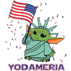 Yoda America Star Wars Baby Yoda 4th Of July Independence Day SVG