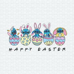 Funny Stitch Happy Easter Eggs SVG1