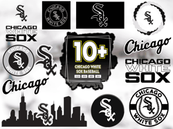Chicago White Sox Baseball Svg Bundle, White Sox Vector, Chicago White Sox Lovers