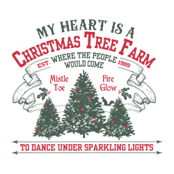 My Heart Is A Christmas Tree Farm Taylor Swift Christmas Svg