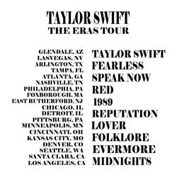 Taylor Swift Eras Tour SVG
