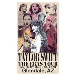 Taylor Swift The Eras Tour Glendale Az 2023 Png Download, Taylor Lovers Png