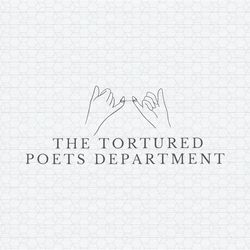 The Tortured Poets Department Hand SVG1