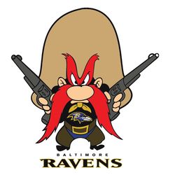 Yosemite Sam Baltimore Ravens SVG Clipart
