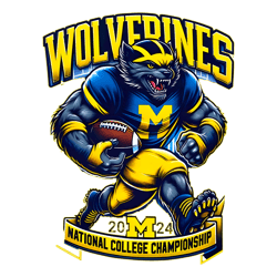 University Of Michigan 2024 National Championship PNG