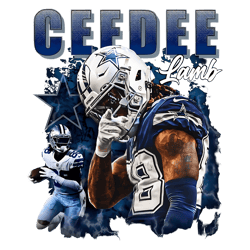 Dallas Cowboys Football Player Ceedee Lamb PNG