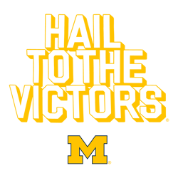 Hail To The Victors Michigan Wolverines SVG Digital Download