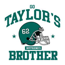 Go Taylors Boyfriends Brother Philly Football SVG
