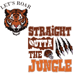 Straight Outta The Jungle Cincinnati Bengals SVG