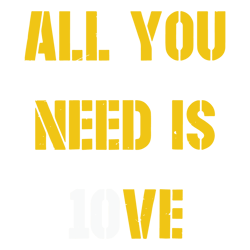 All You Need Is Love 10 Packers SVG