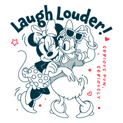 Daisy And Donald Laugh Louder SVG