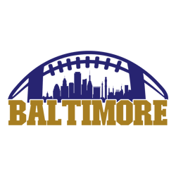 Baltimore Football Skyline SVG Digital Download Untitled