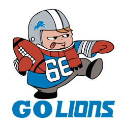 Funny Go Lions Super Bowl Meme SVG
