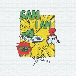 Sam I Am Green Eggs And Ham SVG